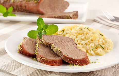 [FOTO] Filé Mignon com Pasta de Limão e Risoto de Abacaxi e Hortelã